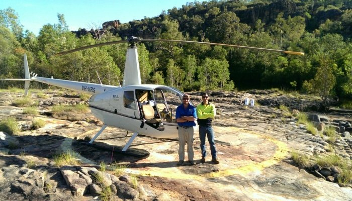 Michael Beagley helicopter