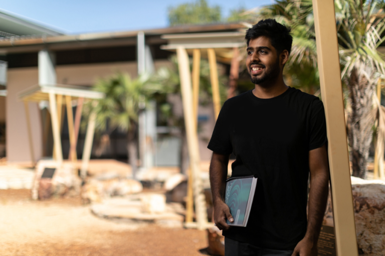 International student Nilesh in ACIKE