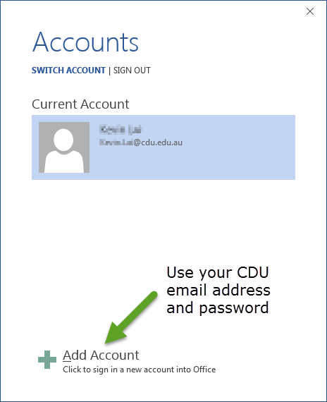 Add account