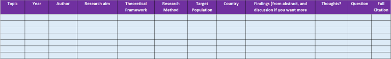 a spreadsheet