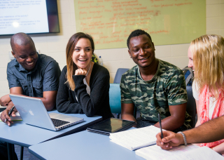Students in classroom