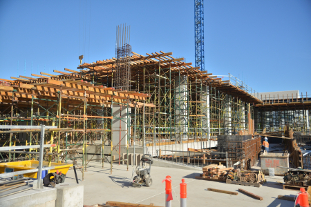 The Territory’s Community and Education Precinct is taking shape as construction progresses on the new city campus for Charles Darwin University (CDU) with the university keen to attract more international students to fill its corridors.  