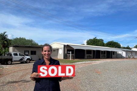 CDU Associate Vice-Chancellor Alice Doyle at the new Nhulunbuy facility 