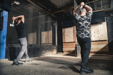Axe-throwing movement is under the microscope to understand how the body moves during three professional axe-throwing techniques.