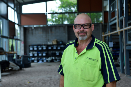 Macka plumbing student