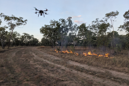 The hybrid 2-stroke engine drone will be adapted to deliver medical supplies on the battlefield. 