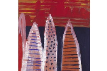 Ken Done will personally gift his art work “Iconography” to the CDU Art Collection and Art Gallery in a ceremony on Casuarina campus today