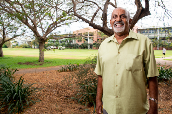Sabaratnam Prathapan on Casuarina campus