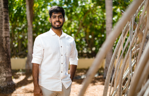 International student Nilesh