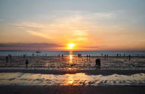 Beach sunset