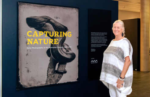 : A new exhibit, ‘Capturing nature: early photography at the Australian Museum 1857 –1893’ opens on November 16 at the CDU Art Gallery. Pictured: CDU Art Gallery Curator, Dr Joanna Barrkman.