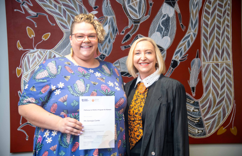 Pathways to Politics program for Women Alumni Georgie Corrie is now leading the “Yes” campaign for a Voice to Parliament in the Northern Territory.