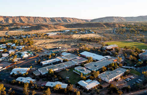 Alice Springs campus (aerial view)