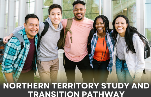 poster of students smiling and looking at camera